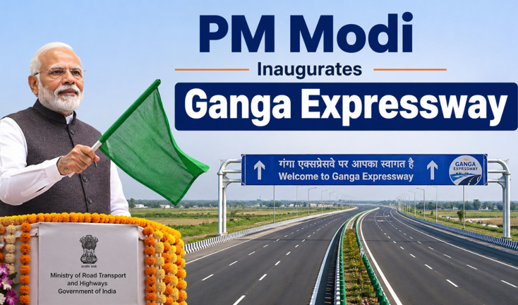 PM Narendra Modi unveils India’s longest expressway